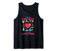It Takes a Big Heart to Teach Little Minds - Regalo para Maestros Camiseta sin Mangas