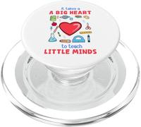 It Takes a Big Heart to Teach Little Minds - Regalo para Maestros PopSockets PopGrip para MagSafe