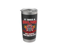 It Takes A Special Person Firefighter Fireman Firefighters Vaso térmico de acero inoxidable de doble pared