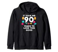 It Took Me 90 Years To Look This Good 90 Birthday Gag Gift Sudadera con Capucha