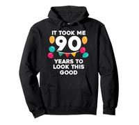 It Took Me 90 Years To Look This Good 90 Birthday Gag Gift Sudadera con Capucha