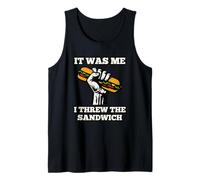It Was me I Threw The sandiwch, Free DC Protest Fist Humor Camiseta sin Mangas