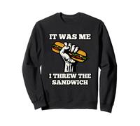 It Was me I Threw The sandiwch, Free DC Protest Fist Humor Sudadera