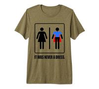 It Was Never A Dress Poder Mujeres superhéroes Feminismo Camiseta Premium