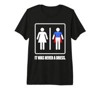 It Was Never A Dress Poder Mujeres superhéroes Feminismo Camiseta Premium