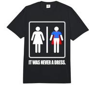 It Was Never A Dress Poder Mujeres superhéroes Feminismo Comfort Colors Adult Heavyweight T-Shirt