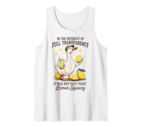 It Was Not Easy Peasy Funny Silly Goose Lemon Stand Limonada Camiseta sin Mangas