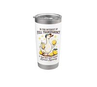 It Was Not Easy Peasy Funny Silly Goose Lemon Stand Limonada Vaso térmico de acero inoxidable de doble pared