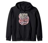 It Was Then That I Carried You Motivational Reminder |- Sudadera con Capucha