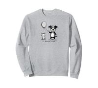 It Wasn't Me, Cat and Dog Graphic Saying Sudadera