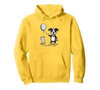 It Wasn't Me, Cat and Dog Graphic Saying Sudadera con Capucha