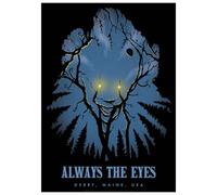 IT: Welcome to Derry, edición limitada A3, obra de arte del espacio negativo de Pennywise, colección numerada a mano, recuerdo de terror con licencia oficial