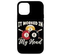 It Worked In My Head Billar Jugador Billar Mesa De Billar Carcasa para iPhone 12/12 Pro