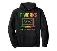 It Works On My Machine Divertido Programador Excuse Reggae Design Sudadera con Capucha