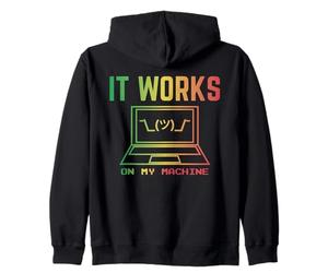 It Works On My Machine Divertido Programador Excuse Reggae Design Sudadera con Capucha