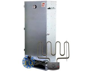 ITA Ahumador electrico 7003 111x29x47 cm - Ahumadero premium con termómetro - Metal galvanizado, Resistente a la corrosión, Duradero - Horno para ahumar carne, pescado, salchichas