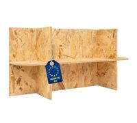 ITA Armario bajo para terrarios 120 x 60 x 60 cm - Estructura de madera OSB-3 para terrarios de madera - Producto UE, certificado FSC, soporte de terrario - Estructura para terrarios