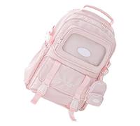 Ita Backpack Purses Clear Shoulder Bag Transparent Pins Display Daypack Travel Bag Handbags for School Anime Cosplay Transparent Daypack Travel Bags
