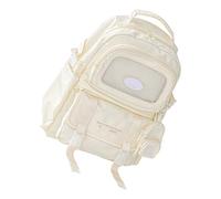 Ita Backpack Purses Clear Shoulder Bag Transparent Pins Display Daypack Travel Bag Handbags for School Anime Cosplay Transparent Daypack Travel Bags