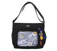 Ita Bag - Bolso bandolera de gran capacidad para mujeres y niñas, adolescentes, mochila escolar, Black, One Size