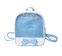 Ita Bag Mochila niñas Mochila de Bowknot Clara, Cuero de Caramelo Bolso de Escuela pasadores visualización Mochila, Azul