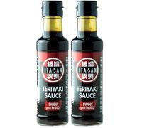 ITA-SAN Salsa Teriyaki, salsa sazonadora con aromas orientales, dulce, ideal para barbacoa asiática, 1 x 150 ml (Paquete de 2)