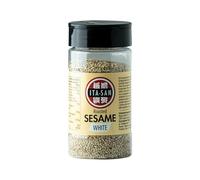 ITA-SAN Semillas de sésamo blanco, tostadas, para platos asiáticos o como topping para ensaladas y cereales, 1 x 95 g