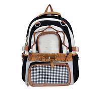 Itabag con Ventana de exhibición Panel de inserción extraíble para convención de Anime y Uso en Mochila Escolar Itabag con Panel Transparente con Inserto Personalizable para Colecciones de Pines con