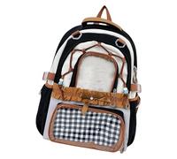 Itabag - Mochila, bolsa de hombro transparente con pantalla de pines, bolsas de viaje para escuela, anime, cosplay, panel transparente, Itabag con inserto personalizable para exhibición de colecciones