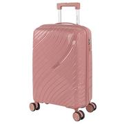 ITACA - Maletas De Viaje Cabina 55X40X20 Rígidas Trolley con Ruedas Maleta De Mano para Avion Maleta Cabina Ligera Equipaje De Mano para Viajes Cortos Compatible Ryanair, Rosa