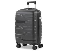 ITACA - Maleta De Cabina 55x40x20 - Equipaje Práctico Maletas De Viaje Cabina, Maletas De Cabina, Maletas De Viaje - Maleta de Mano. Candado combinacion, Gris Oscuro