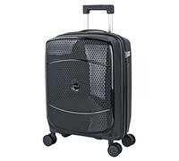 ITACA - Maleta Cabina 55x40x20 Rígida con Ruedas Tipo Trolley Ligera Apta para Avión y Ryanair - Equipaje de Mano para Viajes Cortos Candado de Combinacion TSAExtensible, Antracita