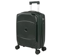 ITACA - Maleta Cabina 55x40x20 Rígida con Ruedas Tipo Trolley Ligera Apta para Avión y Ryanair - Equipaje de Mano para Viajes Cortos Candado de Combinacion TSAExtensible, Verde
