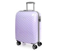 ITACA - Maleta Cabina Infantil con Ruedas Giratorias. Maleta Infantil de Viaje Ligera para Niños, Equipaje de Mano, Compatible Ryanair. Candado de Combinación, Malva