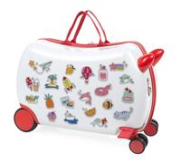 ITACA - Maleta Correpasillos. Maleta Niños con Ruedas, Maleta Infantil Niño, Maletas De Viaje, Maleta para Niños - Equipaje Ideal para Los Más Pequeños, Rojo
