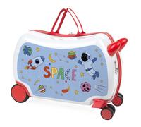 ITACA - Maleta Correpasillos. Maleta Niños con Ruedas, Maleta Infantil Niño, Maletas De Viaje, Maleta para Niños - Equipaje Ideal para Los Más Pequeños, Azul