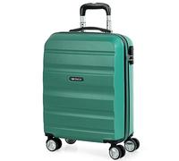 ITACA - Maleta de Cabina 55x40x20 - Maletas De Viaje Cabina Rígidas Trolley con 4 Ruedas Dobles para Avion Ligera Equipaje De Mano Candado de Combinación. Compatible Ryanair, Aguamarina
