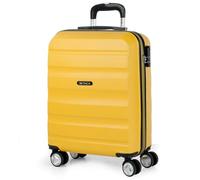 Maleta Cabina Abs Trolley De Viaje 55cm Rígida 4 Ruedas Dobles T71650 Mostaza