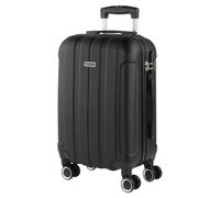 ITACA - Maletas de Viaje Rígidas ABS - Maleta de Viaje Cabina, Maleta Mediana y Maleta Grande - Asa Telescópica, 4 Ruedas Giratorias y Candado de Combinación, Negro