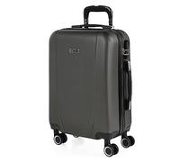 ITACA - Maleta de Cabina 55x40x20 - Maletas De Viaje Cabina Rígidas Trolley con 4 Ruedas Dobles para Avion Ligera Equipaje De Mano Candado de Combinación. Compatible Ryanair, Antracita