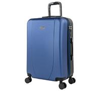 ITACA - Maletas Medianas - Maleta Mediana 4 Ruedas, Maleta Viaje Mediana, Maletas De Viaje, Maleta Mediana. Candado con combinacion, Azul Marino-Antracita