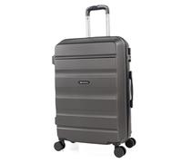 ITACA - Maleta Mediana con 4 Ruedas Giratorias para Viajes Largos Tipo Trolley Ideal como Maletas de Viaje Grandes 23 Kilos y Maleta Viaje Mediana Resistentes, Antracita