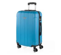 ITACA - Maleta Mediana con 4 Ruedas Giratorias para Viajes Largos Tipo Trolley Ideal como Maletas de Viaje Grandes 23 Kilos y Maleta Viaje Mediana Resistentes, Turquesa