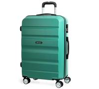 ITACA - Maleta Mediana con 4 Ruedas Giratorias para Viajes Largos Tipo Trolley Ideal como Maletas de Viaje Grandes 23 Kilos y Maleta Viaje Mediana Resistentes, Aguamarina