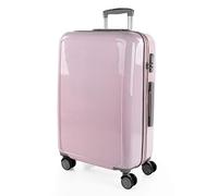 ITACA - Maleta Mediana rígida con 4 Ruedas giratorias, Cierre Seguro Candado de Combinación y diseño Resistente, Apta para 23 Kilos Viajes Largos y escapadas., Rosa
