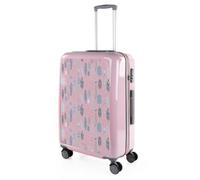 ITACA - Maleta Mediana rígida con 4 Ruedas giratorias, Cierre Seguro Candado de Combinación y diseño Resistente, Apta para 23 Kilos Viajes Largos y escapadas., Rosa