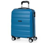 Maleta Cabina Abs Trolley De Viaje 55cm Rígida 4 Ruedas Dobles T71650 Mostaza