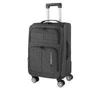 ITACA - Maletas De Viaje Cabina 55X40X20 Material EVA Ligero, Trolley con Ruedas Maleta De Mano para Avion Maleta Cabina Equipaje para Viajes Cortos. Candado de Combinación Compatible Ryanair, Gris