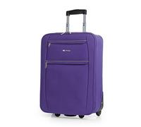 ITACA - Maletas De Viaje Cabina 55X40X20 Material EVA Ligero, Trolley con Ruedas Maleta De Mano para Avion Maleta Cabina Equipaje para Viajes Cortos. Compatible Ryanair, Morado