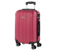 ITACA - Maletas de Viaje Cabina - con 4 Ruedas - Pequeñas Ligeras. Trolley Equipaje de Mano. 771150, Fresa